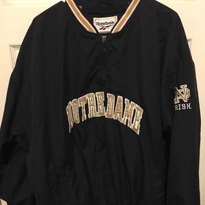 Vintage Reebok Norte Dame windbreaker pullover 🔥